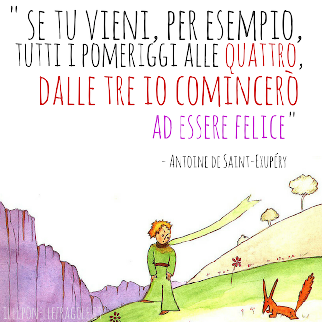 Amare, aspettare, rispettare, addomesticare.